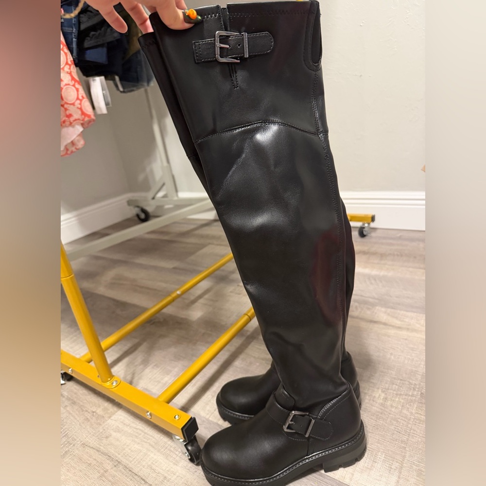 Brand new Nine West Black Over the Knee Boots